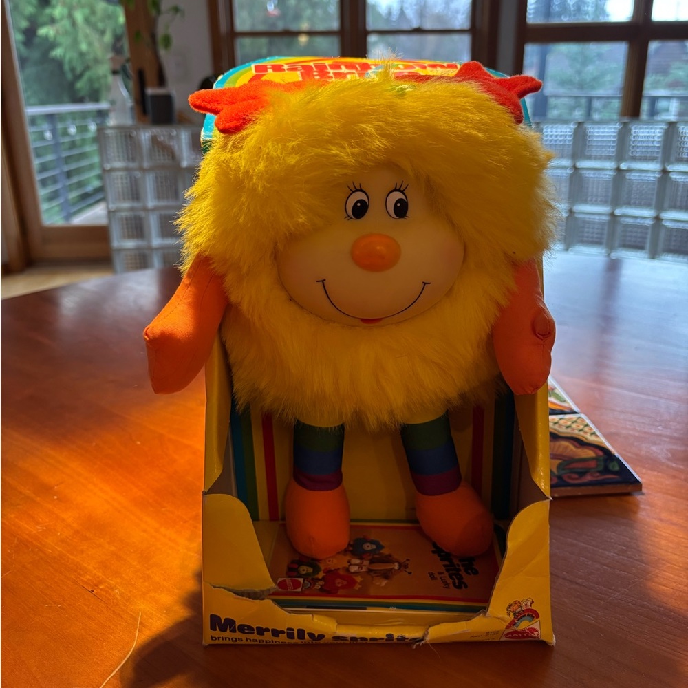 Vintage Rainbow Brite Merrily Sprite In Box Never Removed.